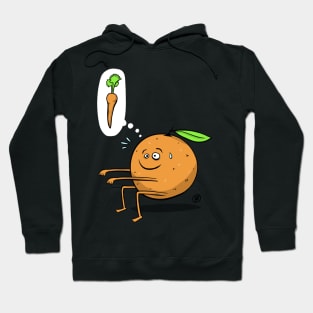 Orange fitness Hoodie